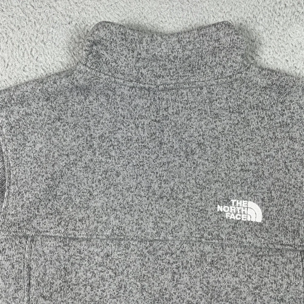 The North Face Gordon Lyons 1/4 Zip Pullover Mens Large Gray Heather Fleece